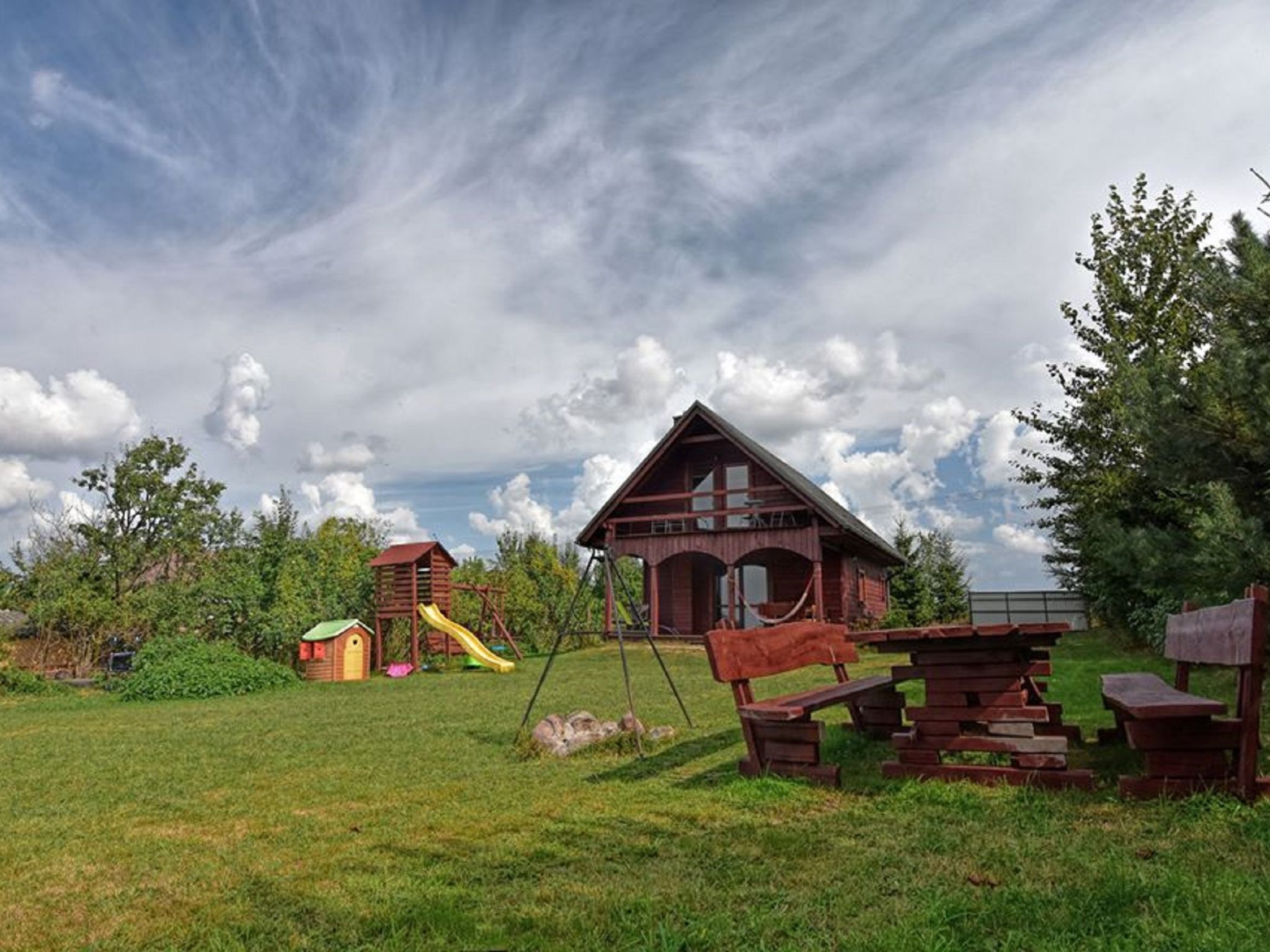 Photo 4 - Maison de 4 chambres à Kurzętnik avec jardin et terrasse