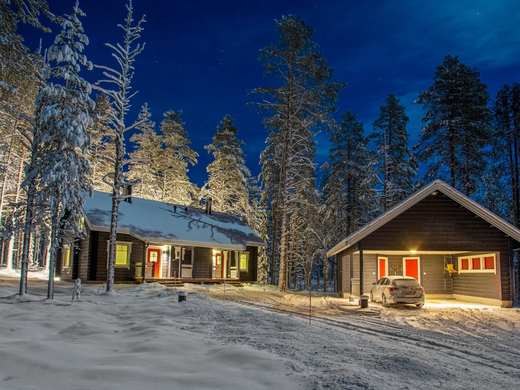 Photo 1 - Maison de 1 chambre à Kolari avec sauna et vues sur la montagne