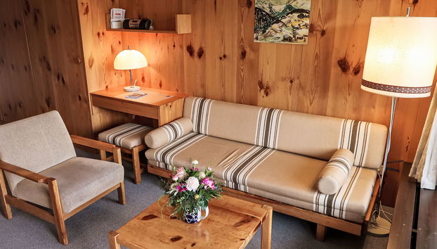 Apartment mit 1 Schlafzimmer in Disentis/Mustér mit schwimmbad und garten - Foto 4