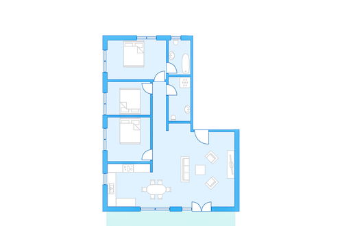 Foto 40 - Apartamento de 3 habitaciones en Lens con vistas a la montaña