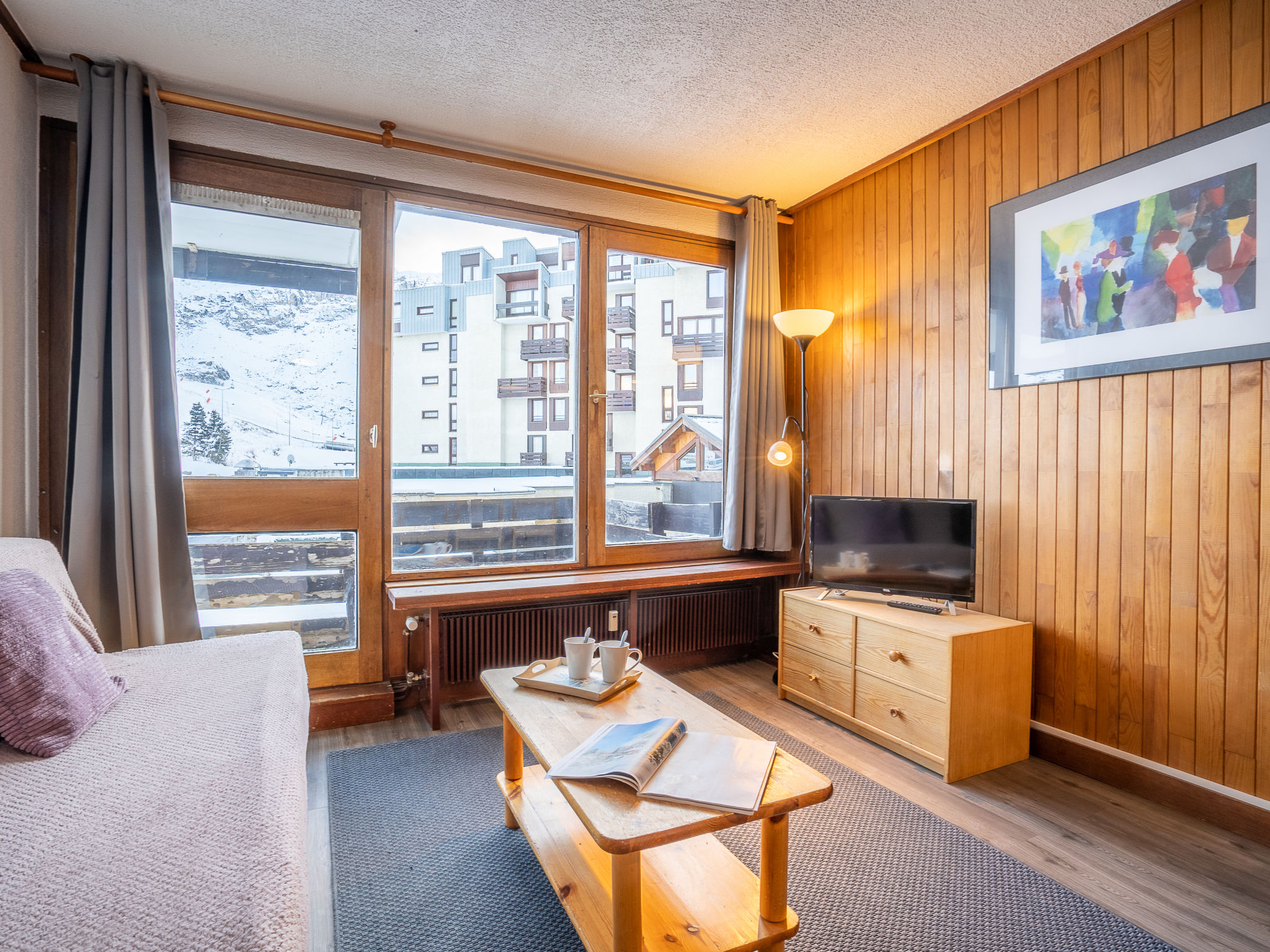 Foto 6 - Apartamento de 1 habitación en Tignes con vistas a la montaña