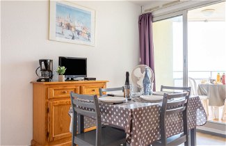 Foto 3 - Apartamento de 1 habitación en Canet-en-Roussillon con vistas al mar