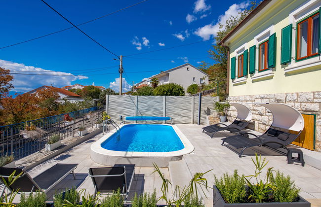 Casa con 3 camere da letto a Crikvenica con piscina privata e terrazza - Foto 5