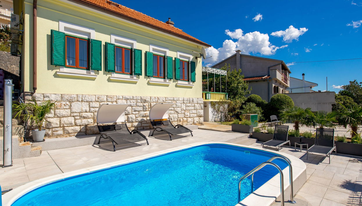 Casa con 3 camere da letto a Crikvenica con piscina privata e terrazza - Foto 1