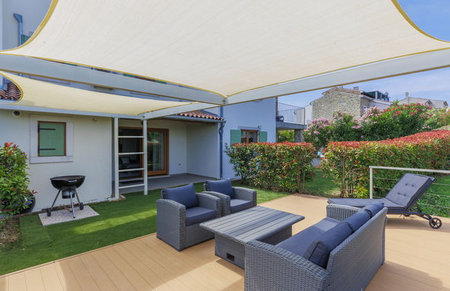 Casa de 4 quartos em Buje com piscina e jardim - Foto 22