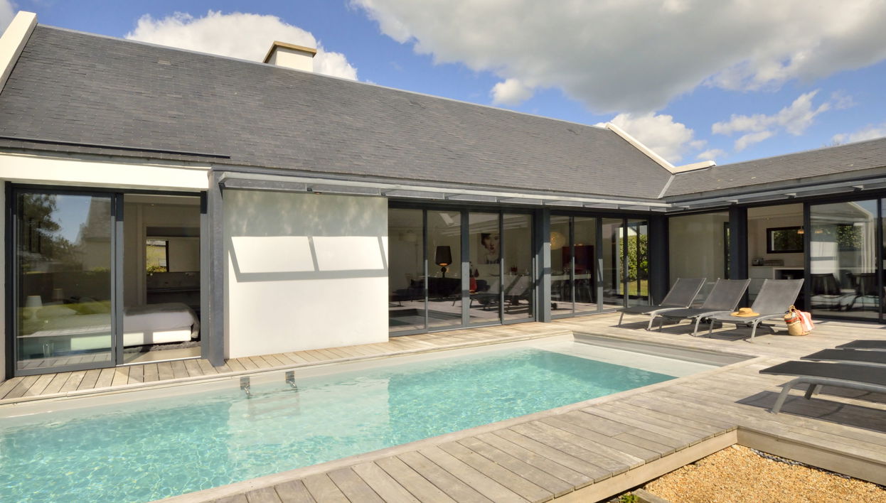 Casa con 4 camere da letto a Arzon con piscina privata e giardino - Foto 1