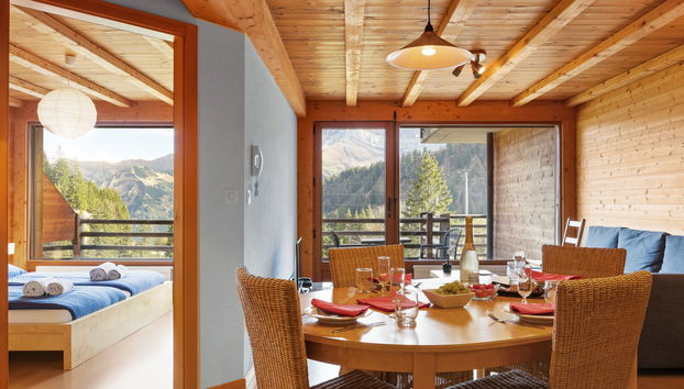 Apartment mit 2 Schlafzimmern in Val-d'Illiez - Foto 3