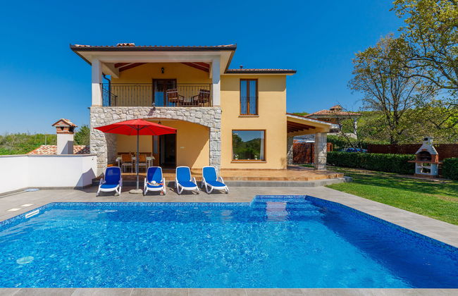 Casa de 3 quartos em Labin com piscina privada e jardim - Foto 38