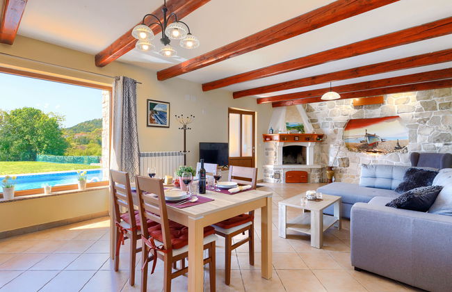 Casa de 3 quartos em Labin com piscina privada e jardim - Foto 7