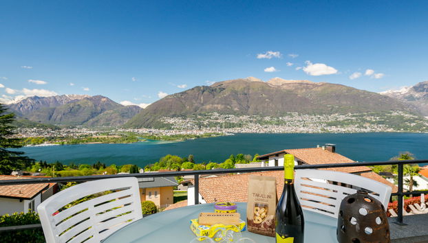 Apartment mit 2 Schlafzimmern in Gambarogno mit schwimmbad und garten - Foto 5