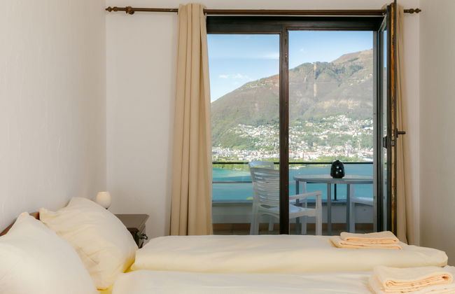 Apartamento de 2 quartos em Gambarogno com piscina e jardim - Foto 13