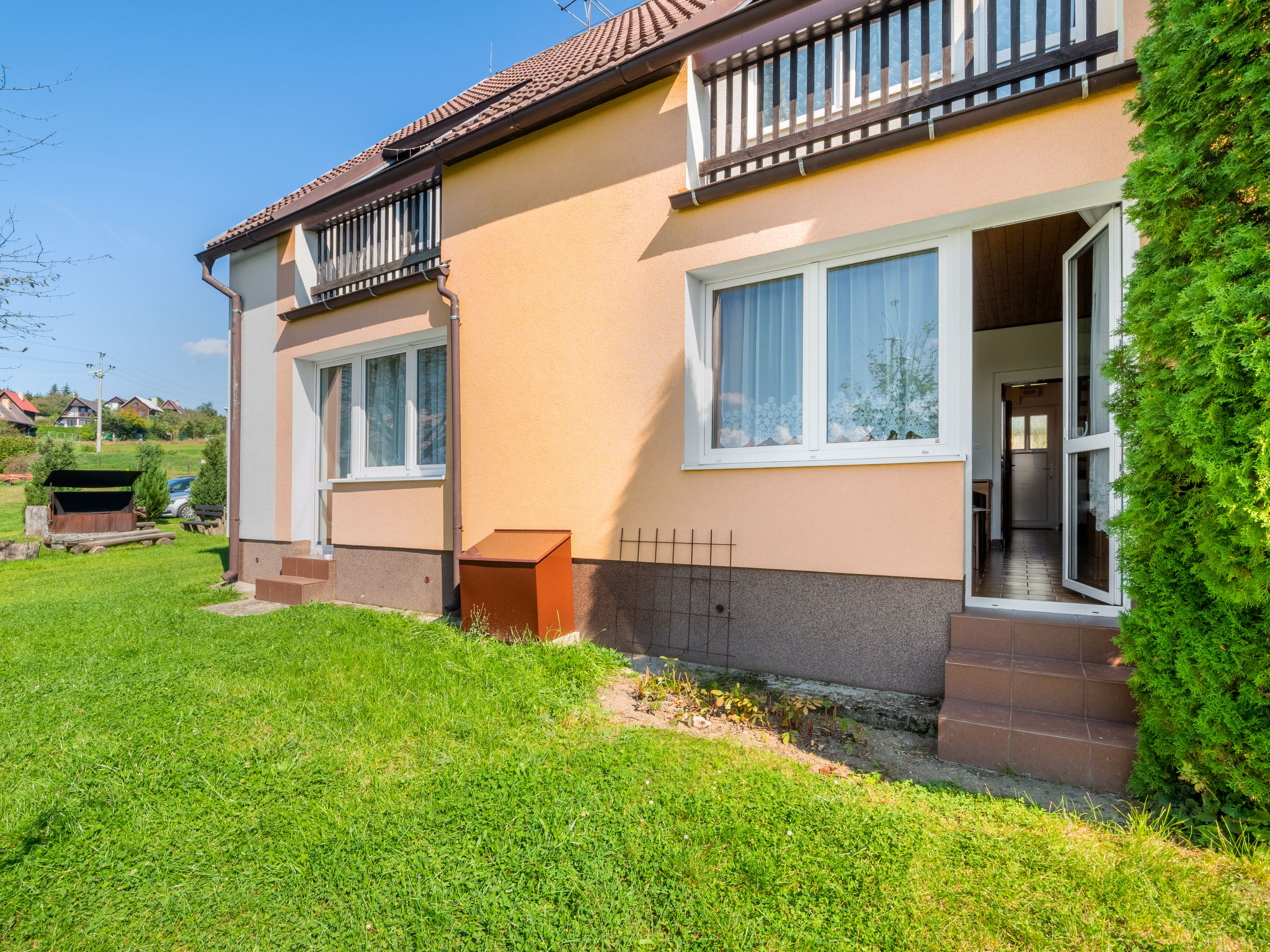 Foto 11 - Apartamento de 2 quartos em Rabyně com jardim e vista para a montanha