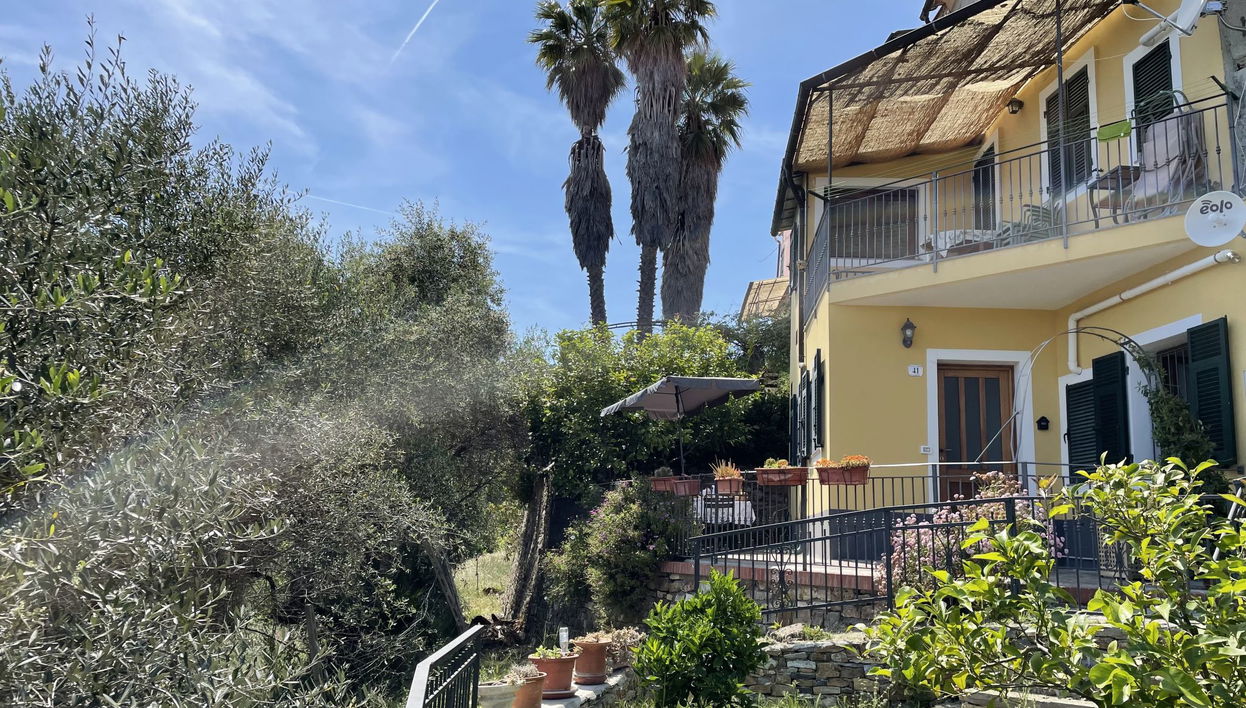 Apartamento de 2 quartos em Cipressa com jardim - Foto 1