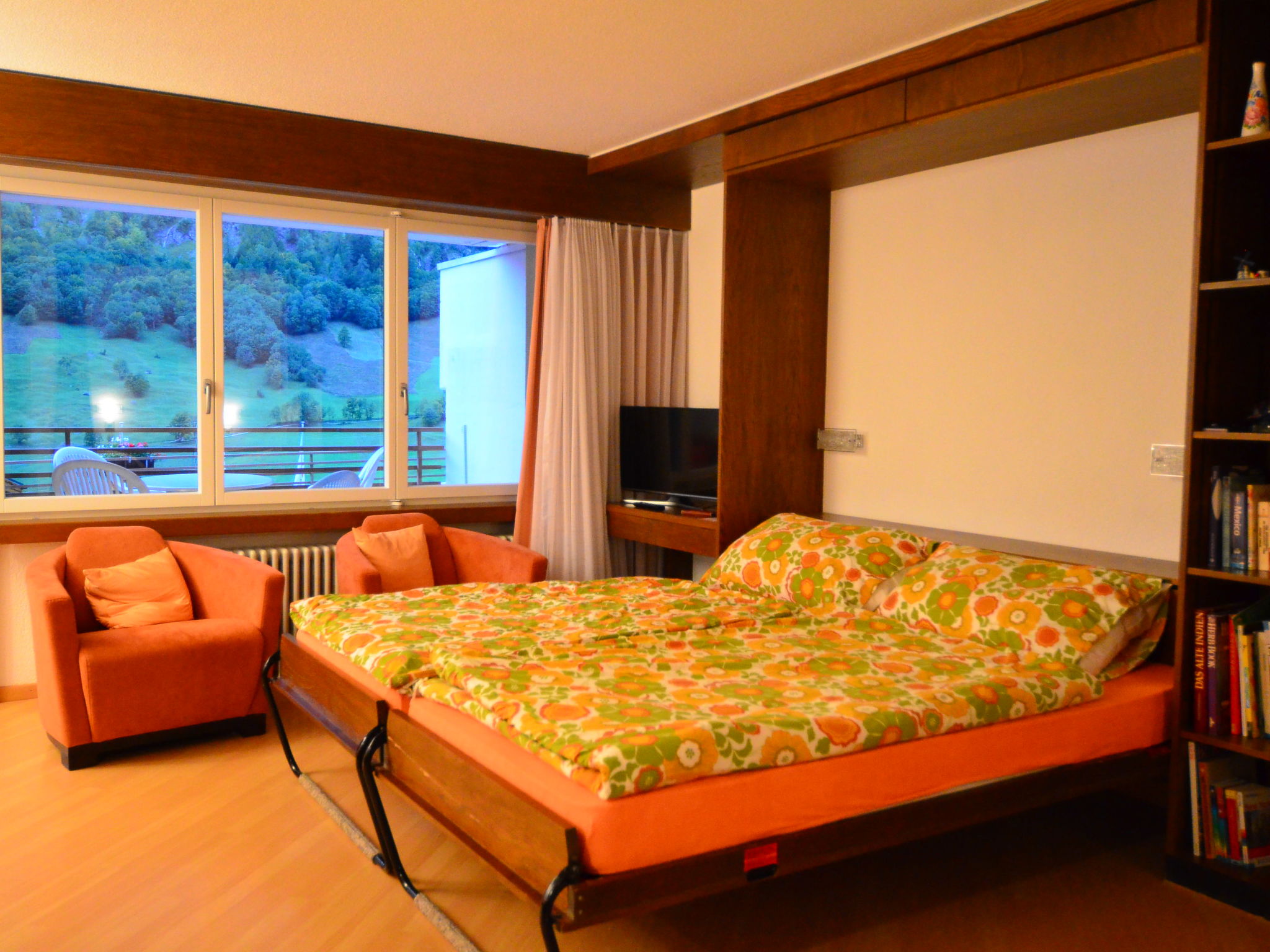 Foto 5 - Appartamento con 1 camera da letto a Leukerbad con terrazza