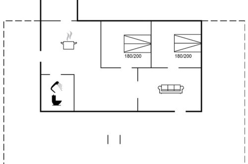 Foto 27 - Appartamento con 2 camere da letto a Nexø con terrazza