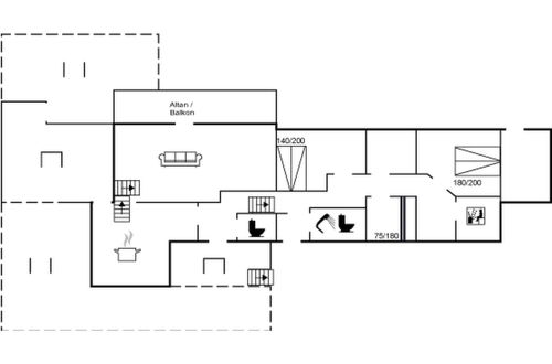 Foto 2 - Casa de 3 quartos em Løkken com sauna