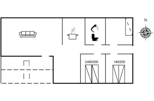 Foto 13 - Casa con 3 camere da letto a Løkken con terrazza
