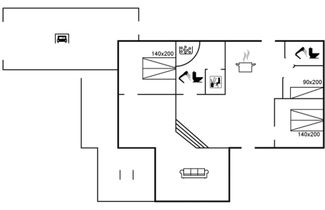 Foto 2 - Casa de 3 quartos em Løkken com terraço e sauna
