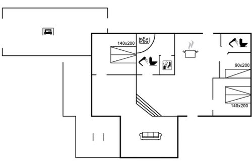 Foto 11 - Casa de 3 quartos em Løkken com terraço e sauna