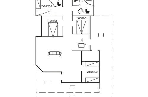 Foto 2 - Casa de 4 quartos em Løkken com terraço e sauna