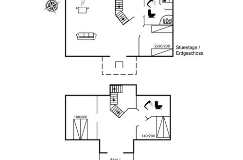 Foto 2 - Casa de 3 quartos em Løkken com terraço e sauna