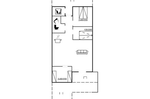 Foto 2 - Casa con 3 camere da letto a Løkken con terrazza