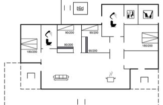 Foto 2 - Casa de 4 quartos em Løkken com sauna e banheira de hidromassagem