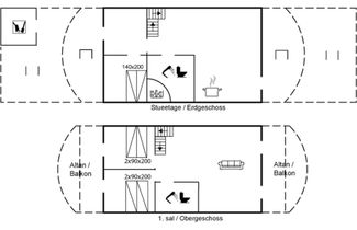 Foto 2 - Casa de 3 quartos em Løkken com terraço