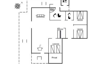 Photo 2 - Maison de 4 chambres à Millinge avec terrasse et sauna