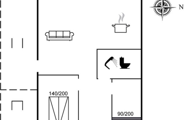 Casa de 2 quartos em Højslev com terraço - Foto 18