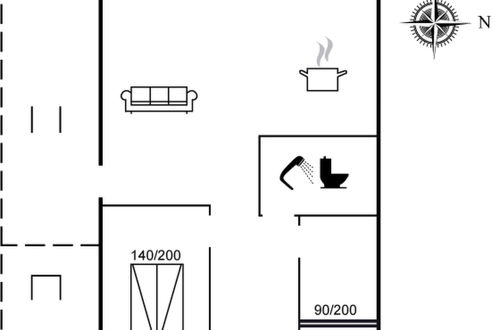 Foto 18 - Casa con 2 camere da letto a Højslev con terrazza