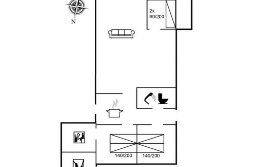 Foto 12 - Casa con 3 camere da letto a Hejls con terrazza e sauna