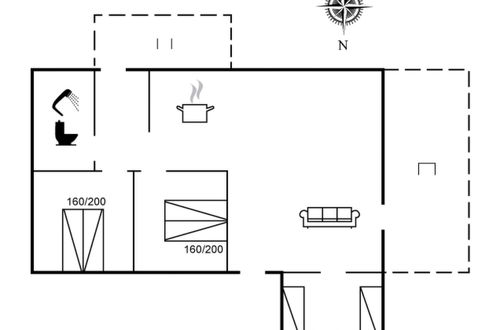 Foto 2 - Casa de 3 quartos em Storvorde com terraço