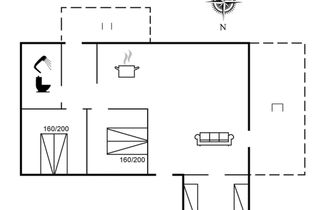 Foto 2 - Casa de 3 quartos em Storvorde com terraço
