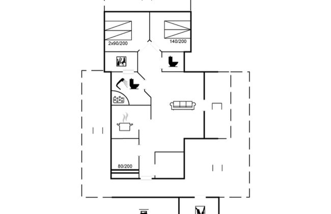 Haus mit 3 Schlafzimmern in Broager mit terrasse und sauna - Foto 13