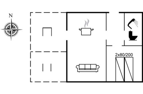 Photo 1 - Maison de 1 chambre à Grindsted avec terrasse
