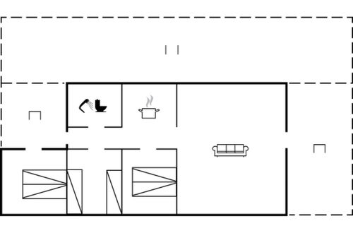 Foto 41 - Haus mit 2 Schlafzimmern in Vesterø Havn mit terrasse