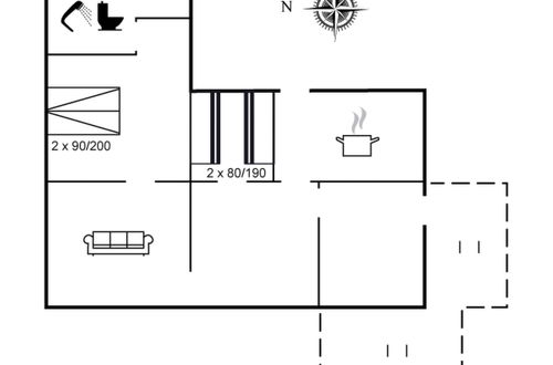 Photo 16 - 2 bedroom House in Hirtshals with terrace