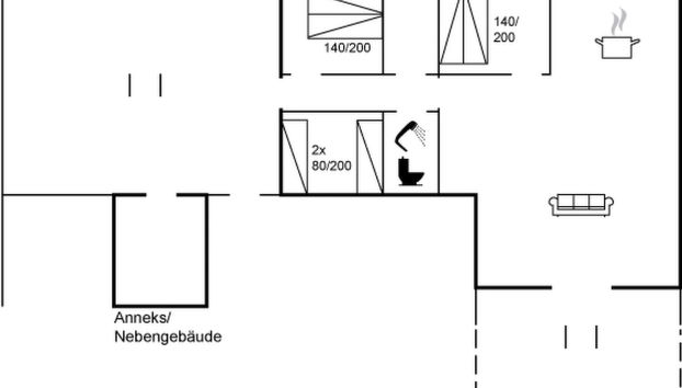 Haus mit 3 Schlafzimmern in Diernæs Strand mit terrasse - Foto 2