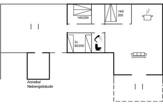 Foto 2 - Casa de 3 quartos em Diernæs Strand com terraço