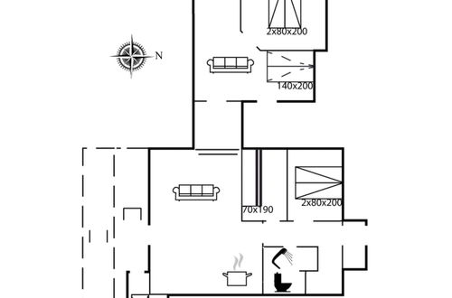 Foto 2 - Casa de 3 quartos em Sæby com terraço