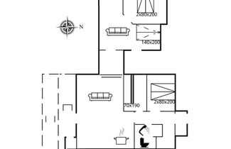 Foto 2 - Casa de 3 quartos em Sæby com terraço