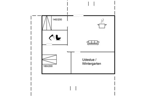 Foto 2 - Casa con 2 camere da letto a Strib con terrazza