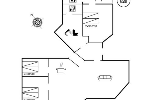 Foto 40 - Casa de 3 habitaciones en Ringkøbing con terraza y sauna