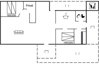 Foto 2 - Casa de 3 quartos em Blokhus com terraço
