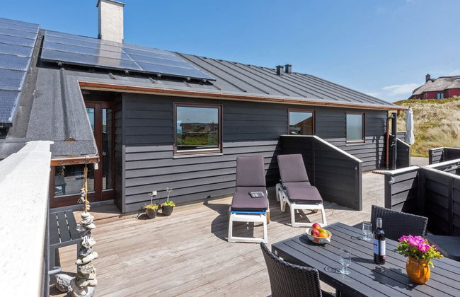 Casa de 4 quartos em Klitmøller com terraço e sauna - Foto 12
