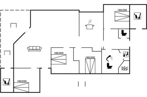 Foto 2 - Haus mit 4 Schlafzimmern in Klitmøller mit terrasse und sauna