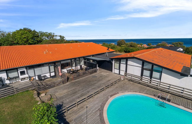 Apartamento de 1 quarto em Allinge com piscina e terraço - Foto 13