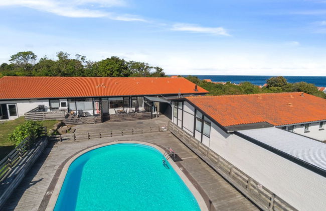 Apartamento de 1 quarto em Allinge com piscina e terraço - Foto 11