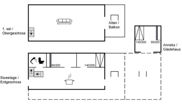 Haus mit 2 Schlafzimmern in Hals mit terrasse - Foto 2